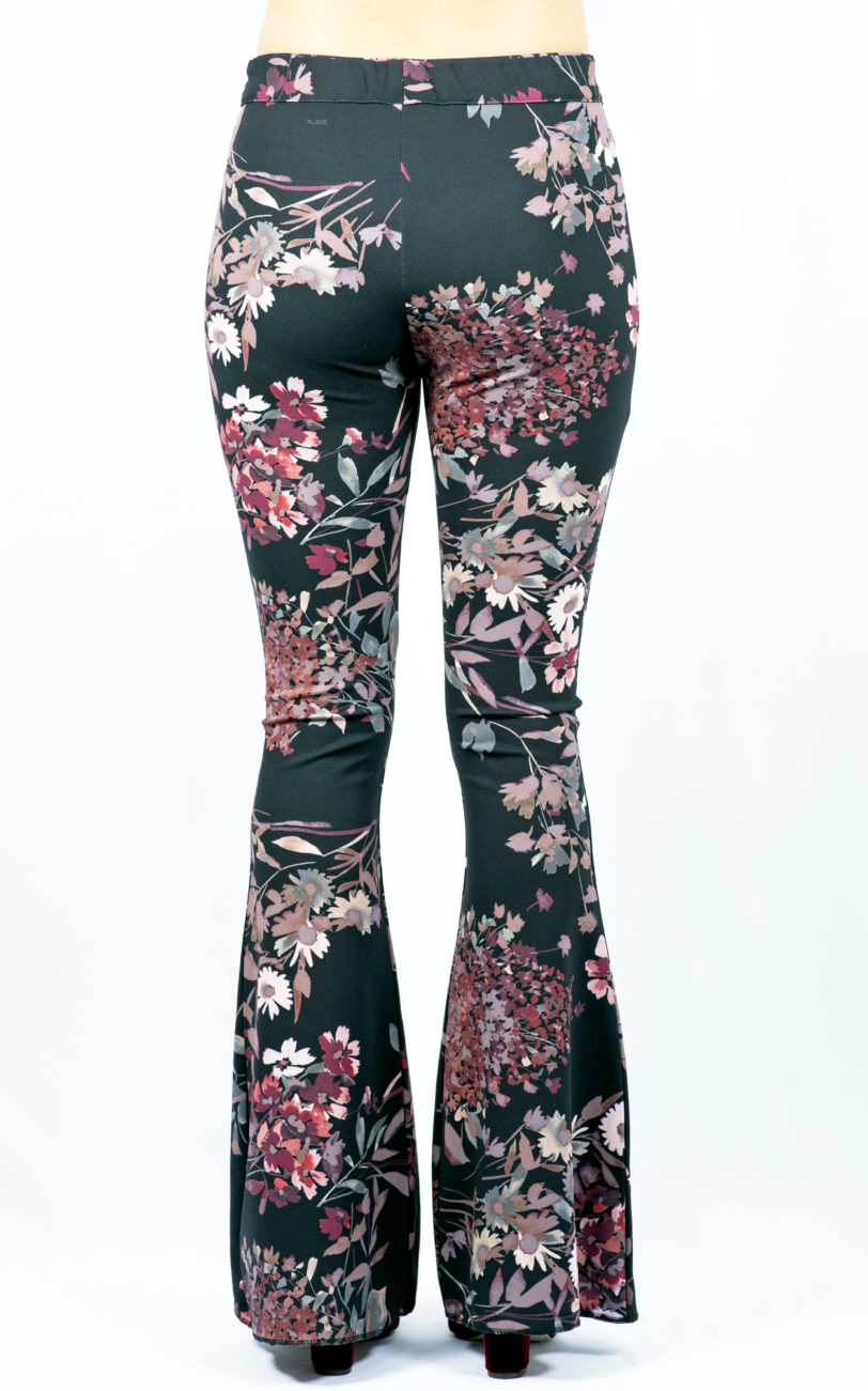 Pantalone fiori zampa - immagine 5