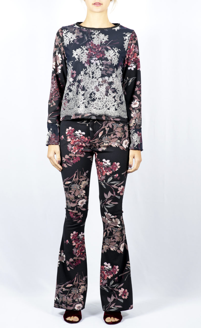 Blusa con pizzo - immagine 2