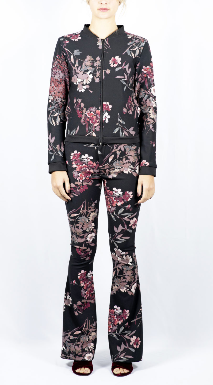 Giacca bomber fiori - immagine 3