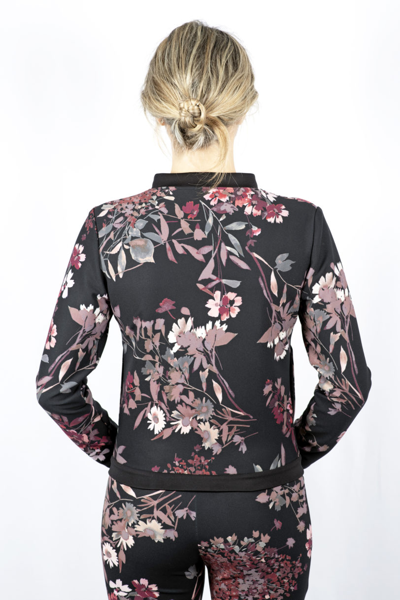 Giacca bomber fiori - immagine 5