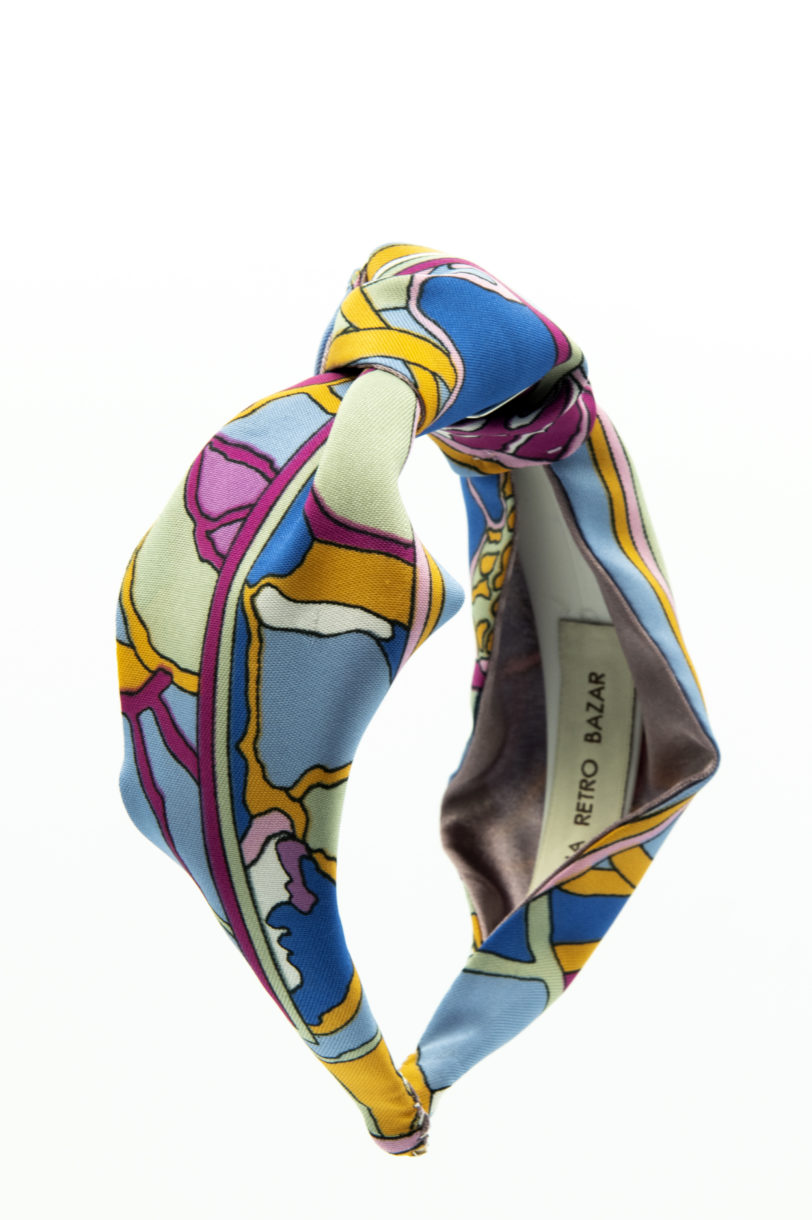 Turbante seta multicolor