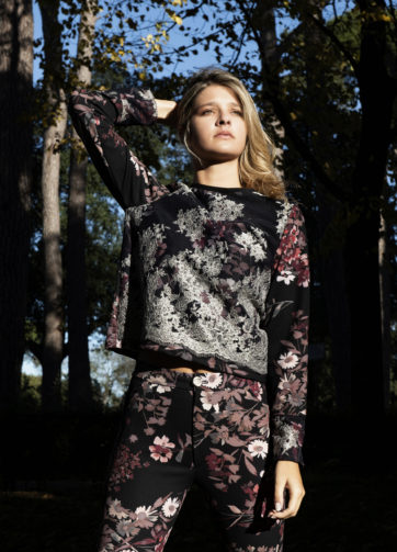 Blusa con pizzo