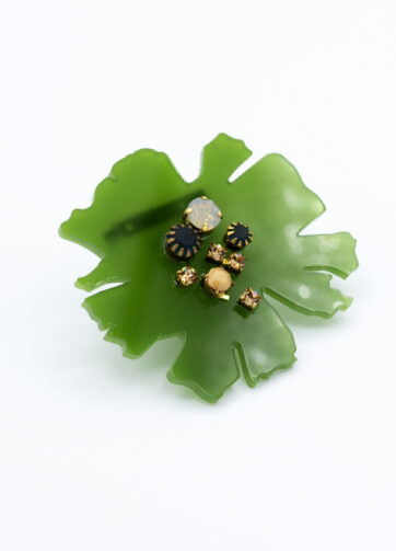 Spilla Fiore verde